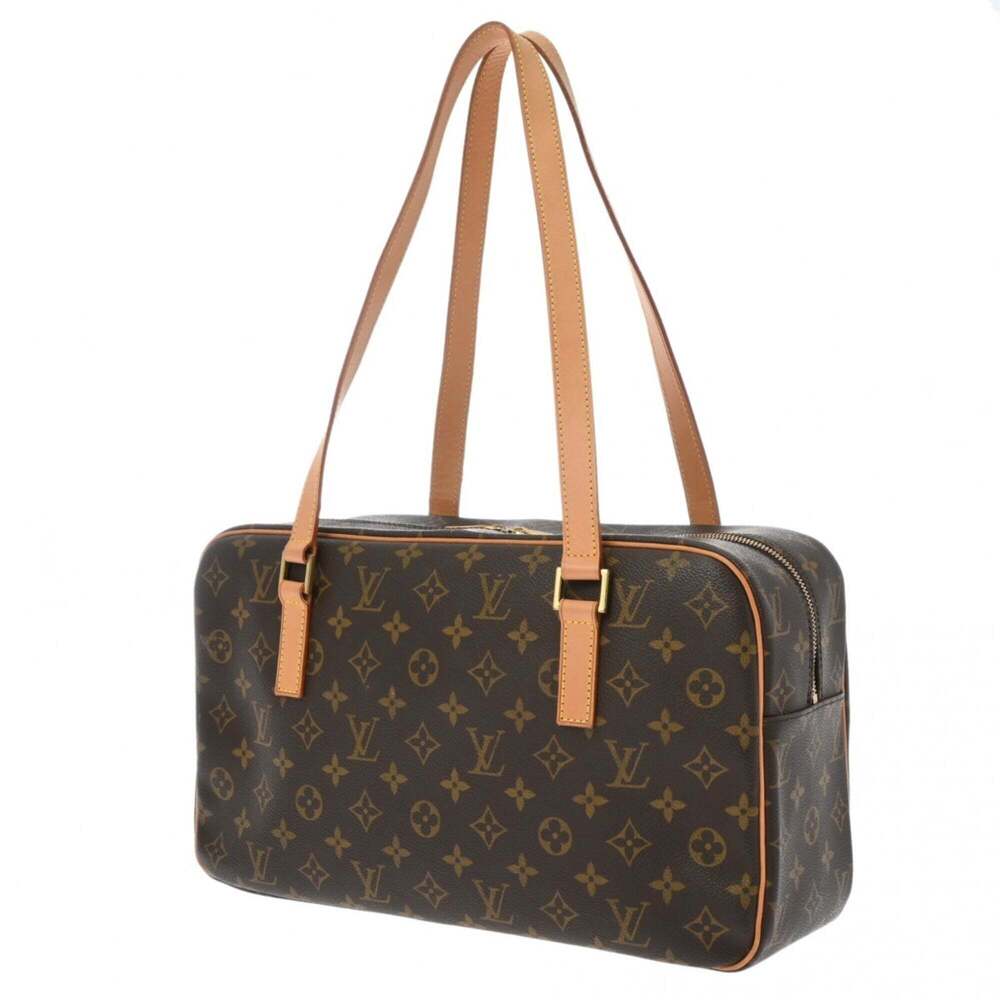 LOUIS VUITTON Brown Monogram Canvas Tote Bag - Picture 3 of 11